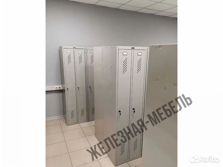 Металлический шкаф для одежды Практик Ls 21-50