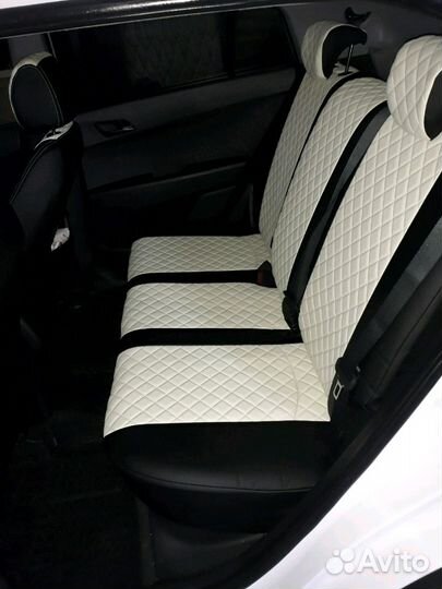 Авточехлы из экокожи автопилот (пошив) установка