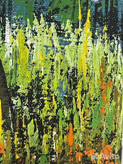 Картина Медведь в лесу