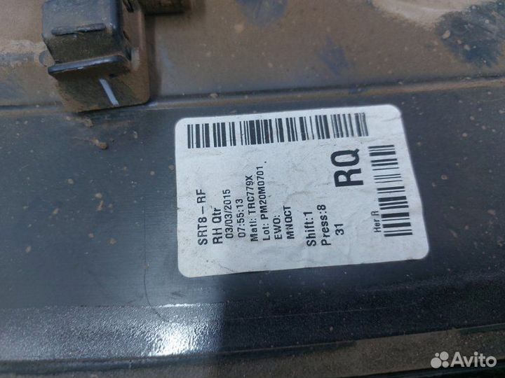 Расширитель крыла задний правый Jeep Grand