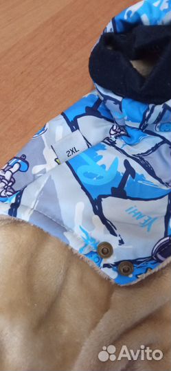 Комбинезон зимний для средней собаки