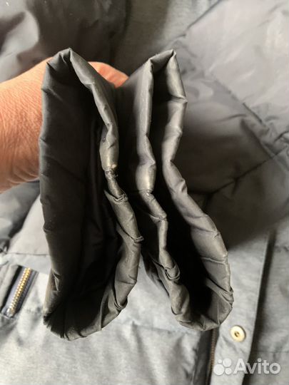 Куртка р 48-50 серо-синяя без капюшона