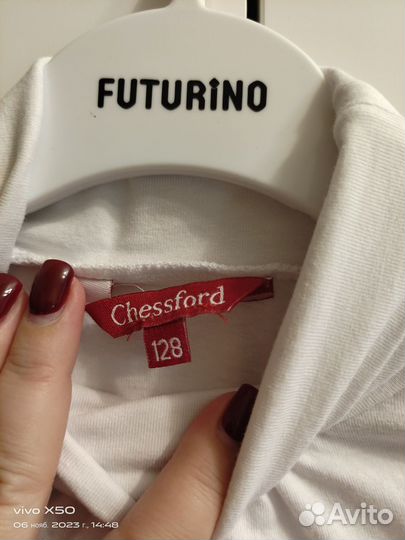 Блузки, водолазки для школы, размер 122-128