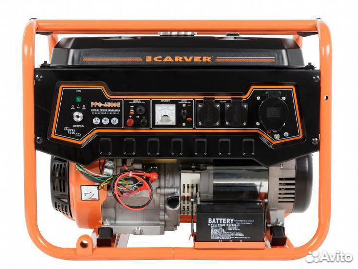 Генератор бензиновый carver PPG 6500E
