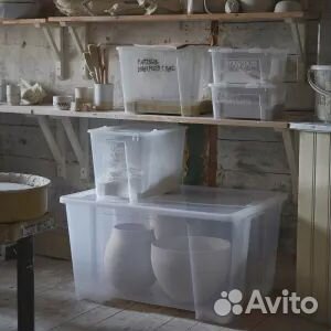 Samla самла Крышка для контейнера 55/130 л, прозра