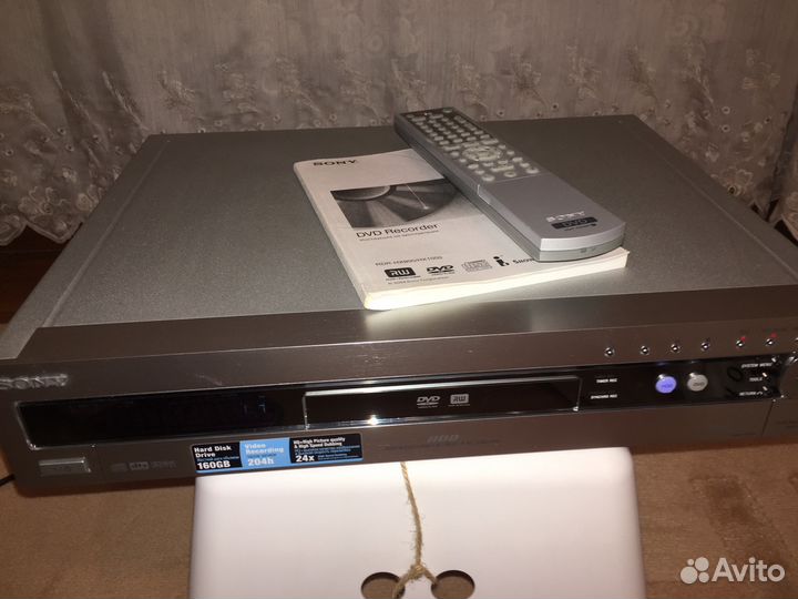 DVD рекордер Sony RDR-HX900 160GB HDD made inJapan