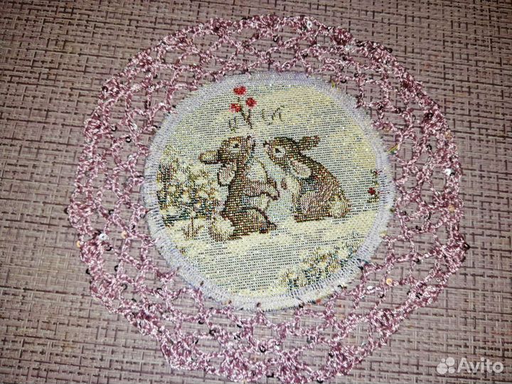 Новогодние гобеленовые салфетки