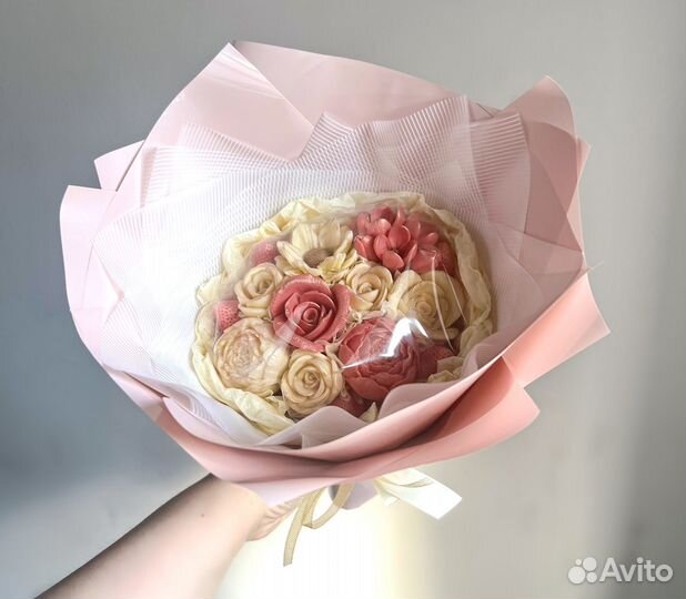 Букет из шоколада, шоколадные цветы, подарок