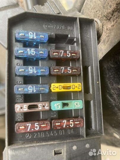 Блок управления света Mercedes w210