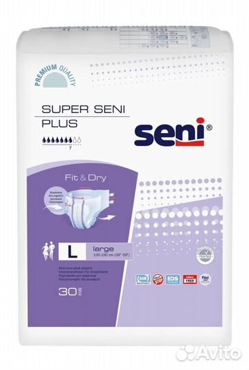 Памперсы для взрослых seni l