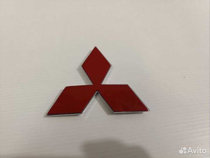 Эмблема mitsubishi 95 мм хром