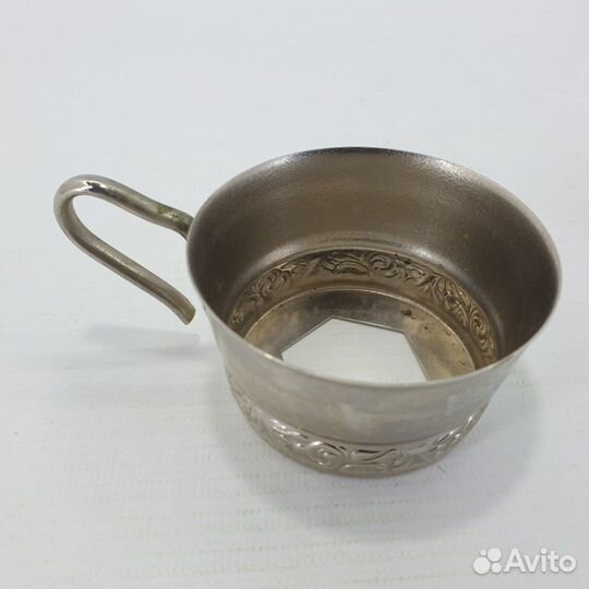 Два маленьких подстаканника, клейма мнц