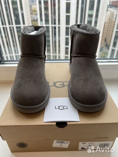 Угги женские UGG women'S classic mini II grey