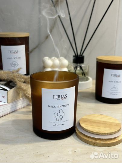 Аромасвечи ручной работы