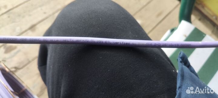 Витая пара 7468c sftp-4p-cat.6a-solid-in-lszh