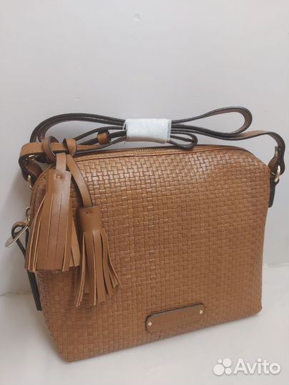 Сумка кожаная Massimo Dutti