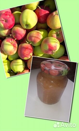 Домашнее сливовое варенье и яблоки с Черноплодной