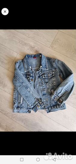 Джинсовая рубашка для мальчика 5-7 лет