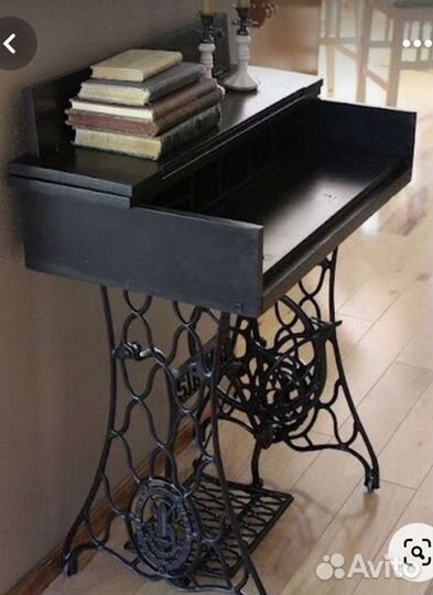 Станина Зингер, чёрная отреставрированная