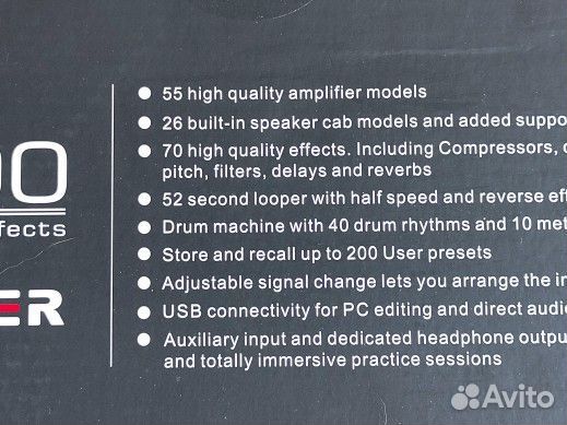 Гитарный процессор mooer ge200