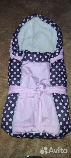 Зимний конверт на выписку