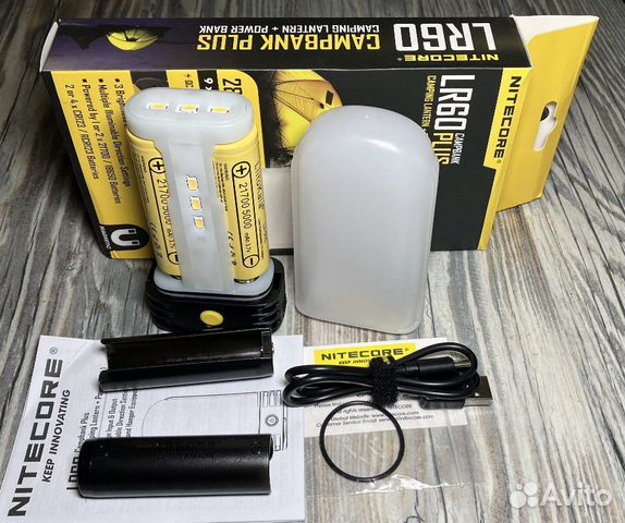 Кемпинговый фонарь Nitecore LR60 Plus+аккумуляторы купить в Москве ...