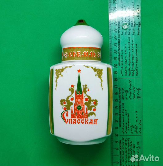 Чайница фарфор СССР Башни Кремля Москва Вербилки