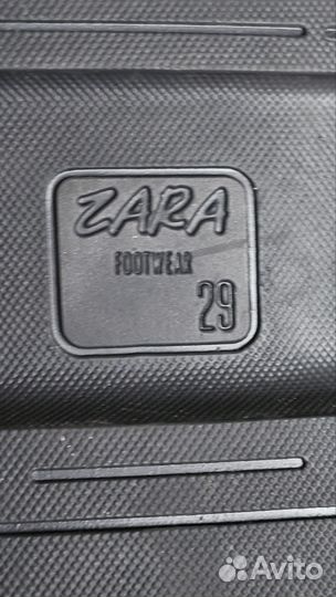 Ботинки, сапожки Zara. Натуральная кожа