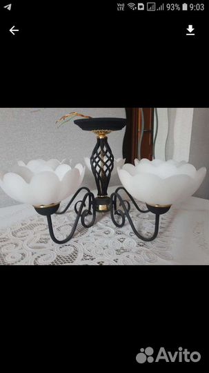 Люстра потолочная 5 рожковая