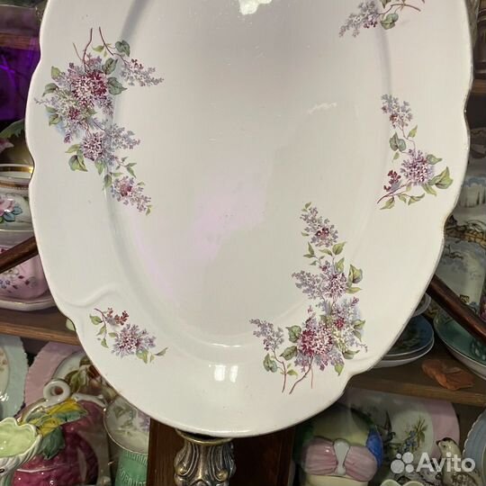 Царское блюдо сирень Кузнецов