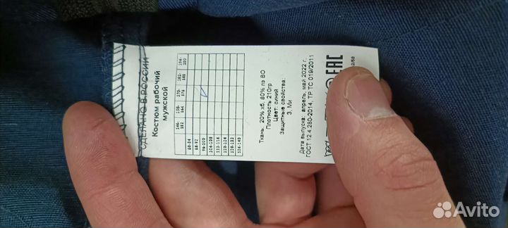 Спец одежда мужская