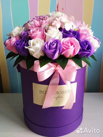 Букет из мыла сборный 8 марта