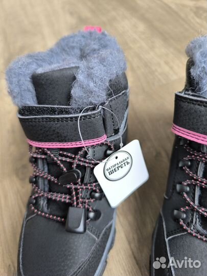 Зимние ботинки новые на девочку 30