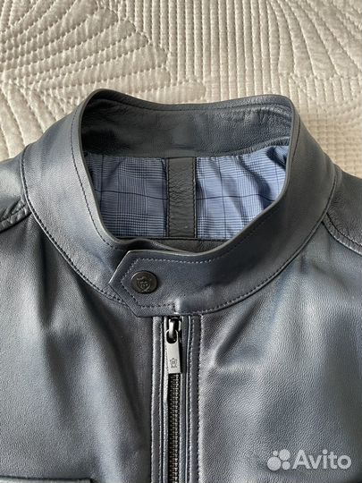 Кожаная куртка мужская Massimo Dutti