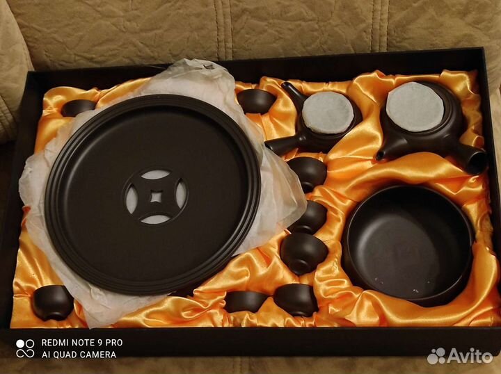 Набор для чайной церемонии глиняный 12 предметов