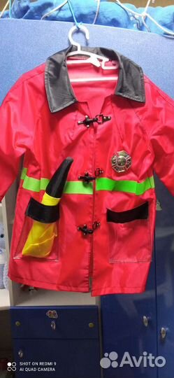 Новогодний костюм пожарника детский