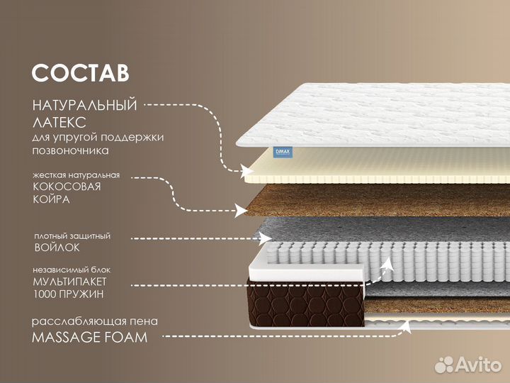 Мега Медиум хард релакс 70х200