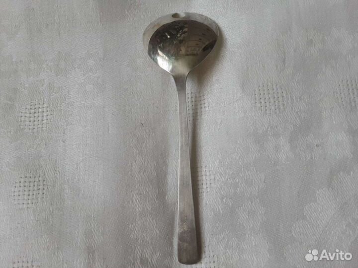 Ложка для салата мельхиоровая СССР