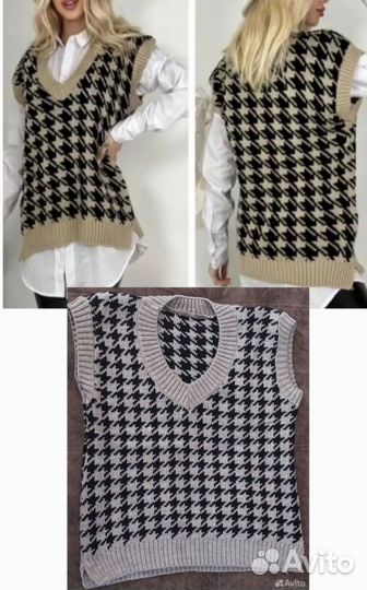 Свитер 40-46 и жилетка новая