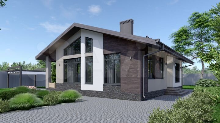 Дом 109,5 м² на участке 8 сот.