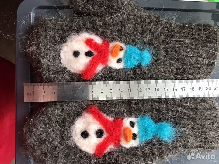 Варежки шерсть