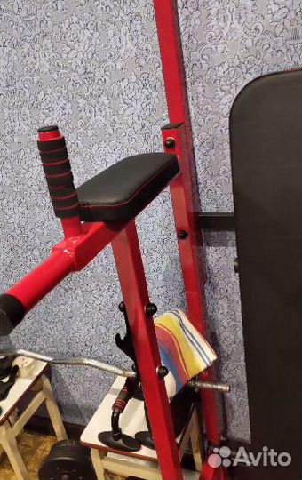 Турник стойка брусья пресс скамья жима Напольный-2