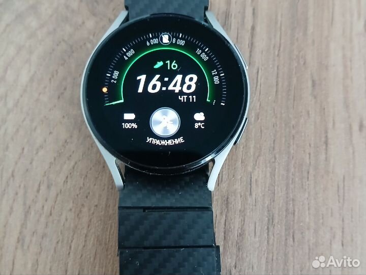 Часы samsung galaxy watch 4 с браслетом Pitaka