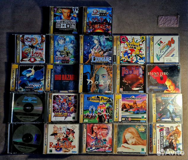 Лицензионные диски на sega Saturn