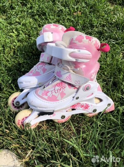 Роликовые коньки детские раздвижные