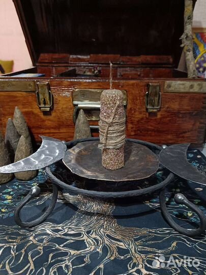 Подсвечник кованый