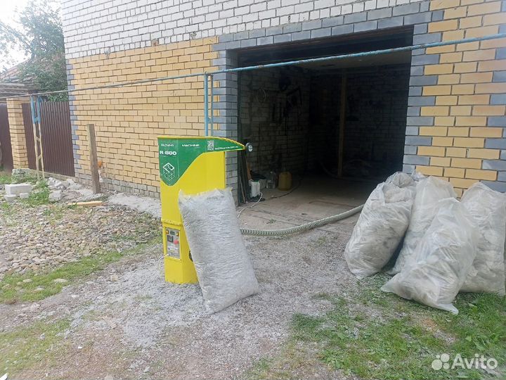 Утепление эковатой