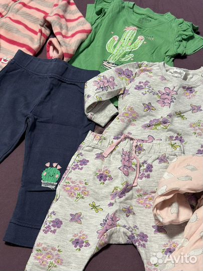 Вещи пакетом на девочку 74