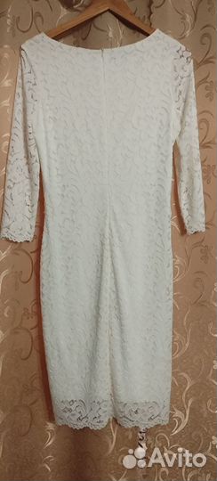 Белое вечернее платье 44 46
