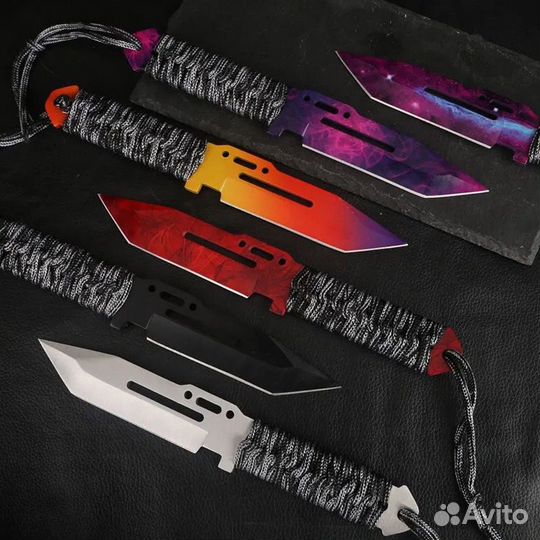 Нож нескладной csgo Autumn ст.440 (микс) (Чёрный)